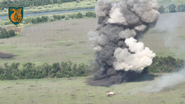 Ukrainian unit breach mine defences as part of a southern counteroffensive, near Hulyaipole, in Zaporizhzhia