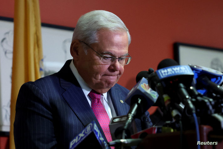 U.S. Senator Bob Menendez to make first remarks following indictment