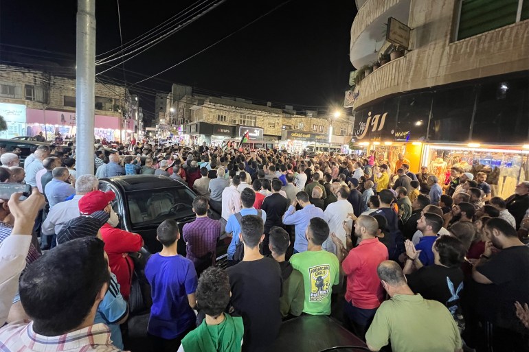 مسيرات في مدن أردنية احتفالاً بعملية "طوفان الاقصى" ودعماً للمقاومة الفلسطينية