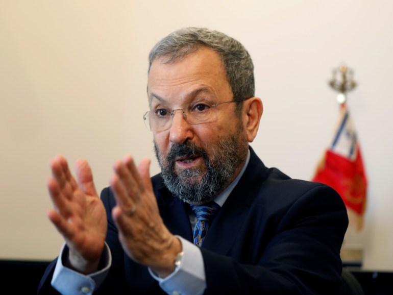 Ehud Barak, chairman of InterCure, a holding company of small medical firms, that bought medical cannabis developer Canndoc, speaks during an interview with Reuters in Tel Aviv, Israel January 29, 2019. Picture taken January 29, 2019. REUTERS/Ronen Zvulun