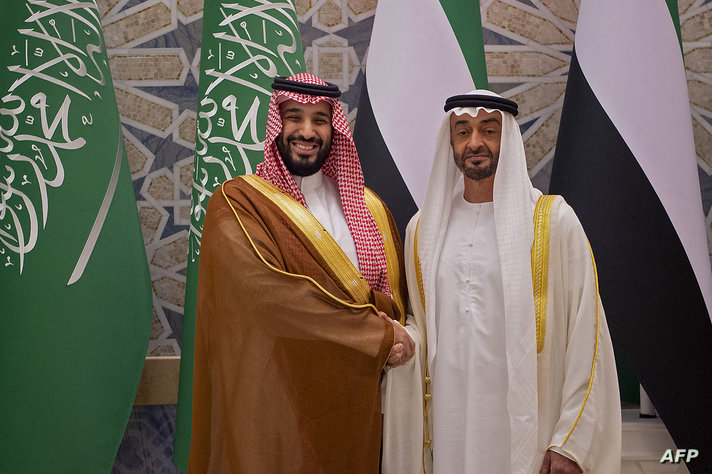 محمد بن زايد ومحمد بن سلمان