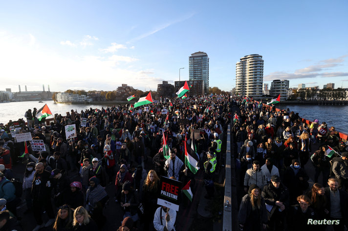 Pro-Palestinian demonstration is set to be held in London