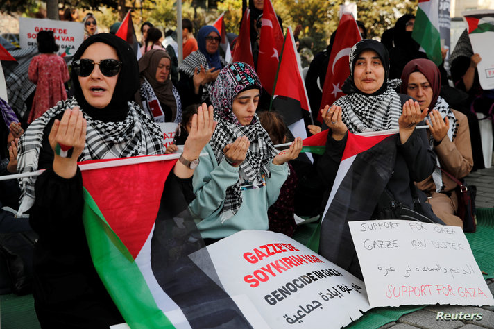 Pro-Palestinian demonstration in Istanbul