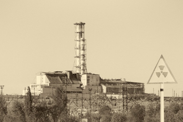 Chernobyl Nuclear reactor 4 which exploded in 1986