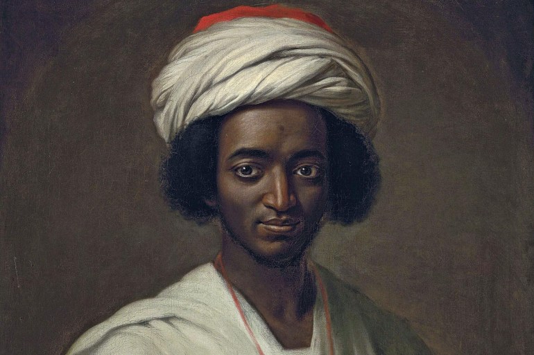 Portrait d'Aruba Suleiman Diallo, dit Job ben Solomon, par William Hoare, 1733 (National Portrait Gallery)