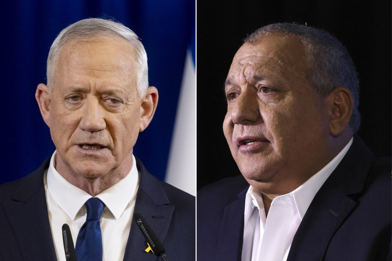 كومبو يضم غانتس وأيزكوت Benny Gantz and Gadi Eisenkot