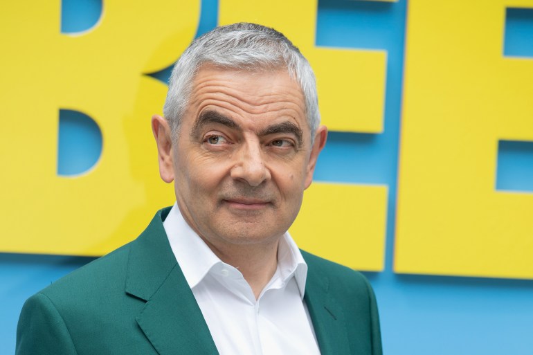 LONDON, ENGLAND - JUNE 19: Rowan Atkinson attends the UK Premiere of "Man Vs Bee" at Everyman Borough Yards on June 19, 2022 in London, England. (Photo by Dave J Hogan/Getty Images)