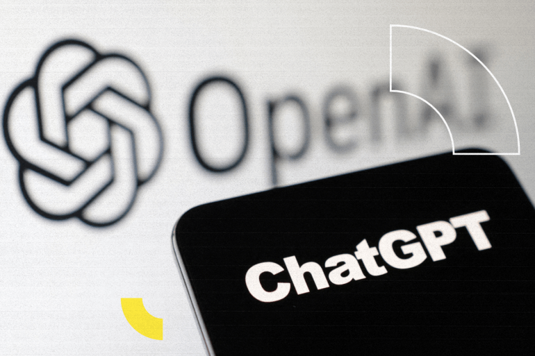 OpenAI and ChatGPT logos are seen in this illustration taken, February 3, 2023. REUTERS/Dado Ruvic/Illustration