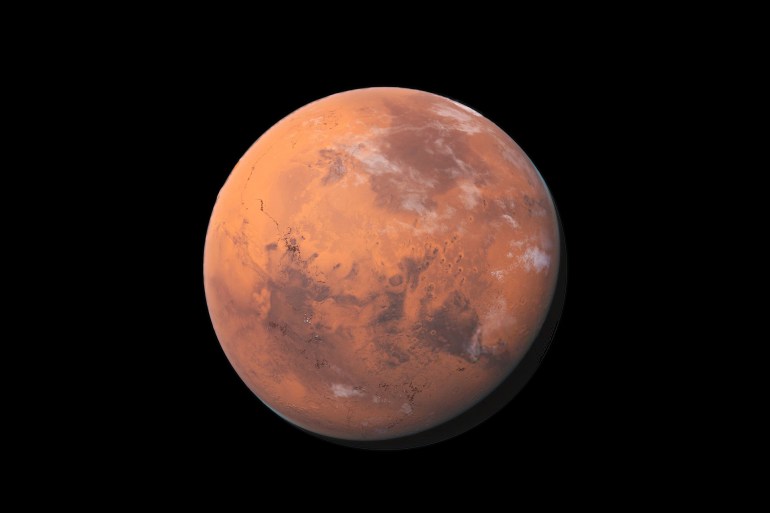 Illustration of Mars - stock photo