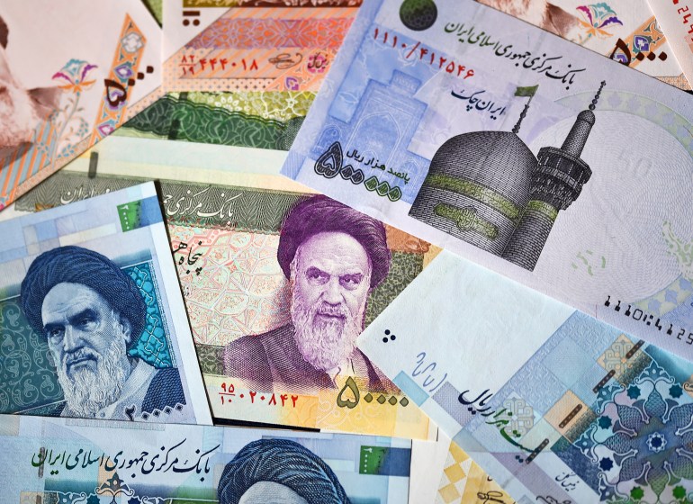 current money of the islamic republic of Iran, the rial المصدر : أدوبي ستوك